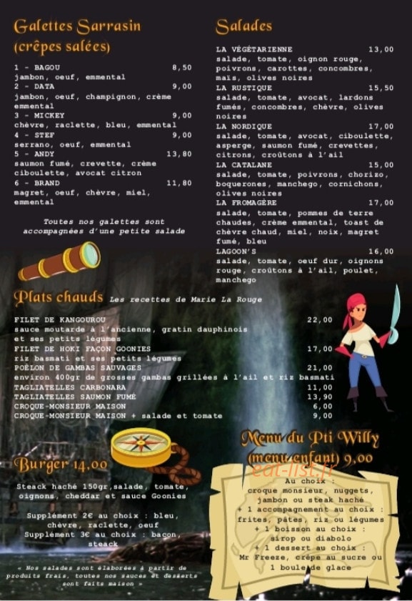 Le goon's — carte page 1