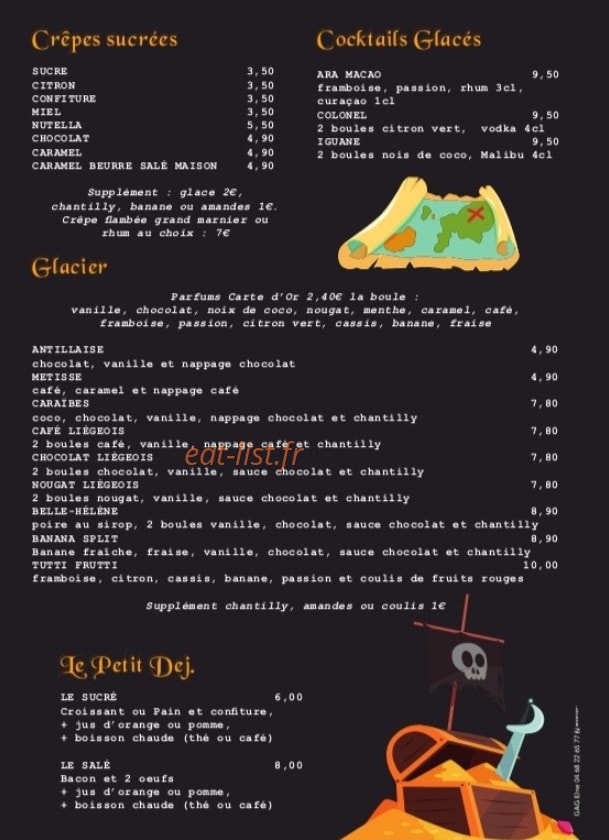 Le goon's — carte page 2