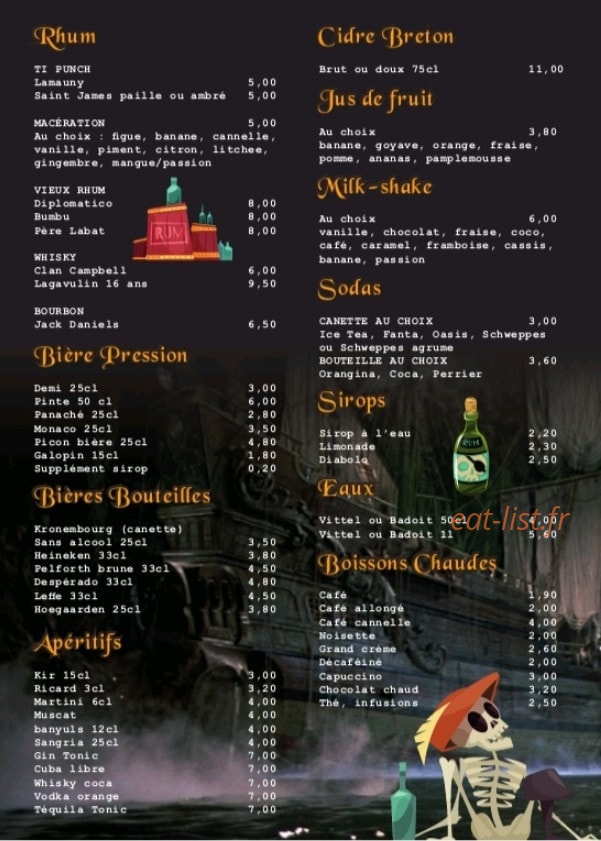 Le goon's — carte page 3