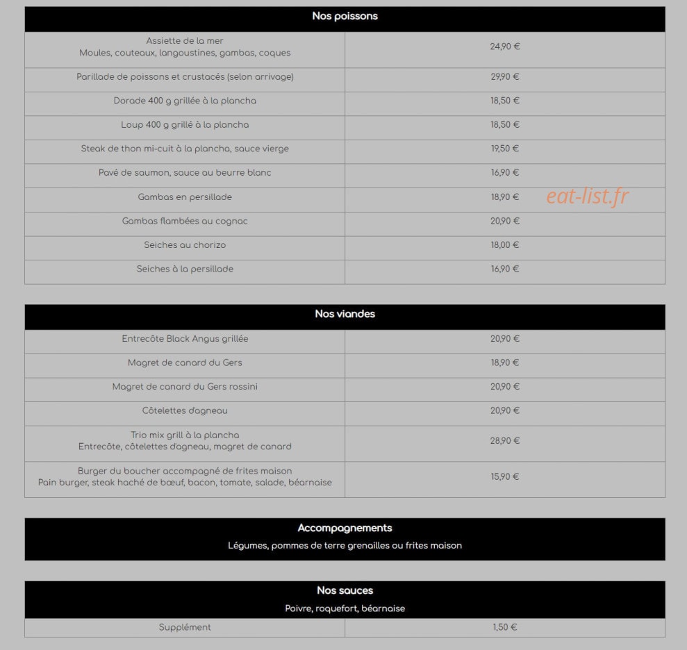 Le Monte Cristo — carte page 2