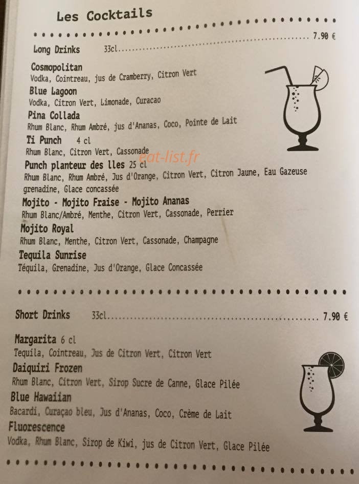 Le P'ti Bouchon — carte page 5