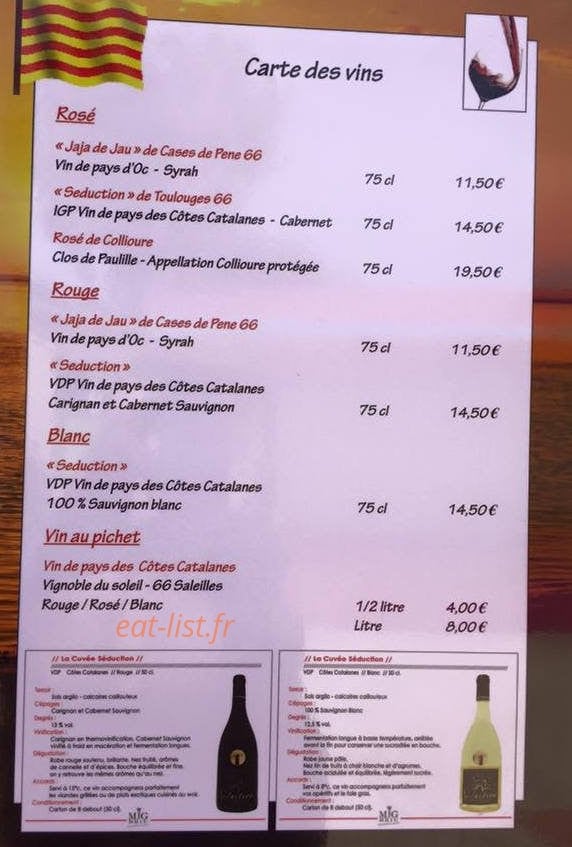 Le P'tit Resto — carte page 4