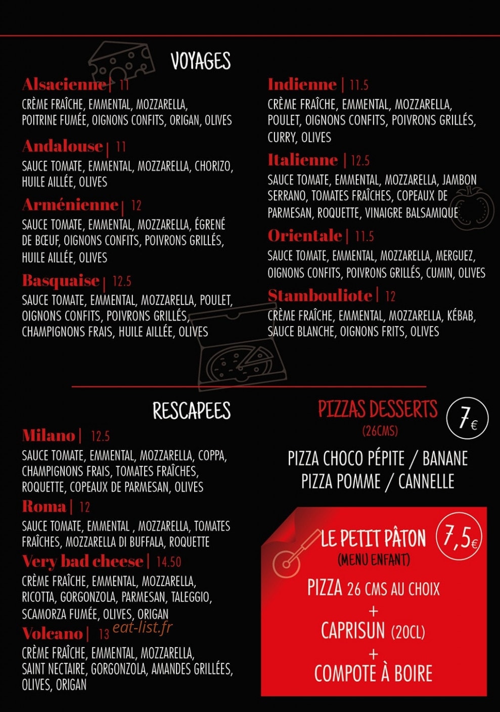 Le Pâton — carte page 2