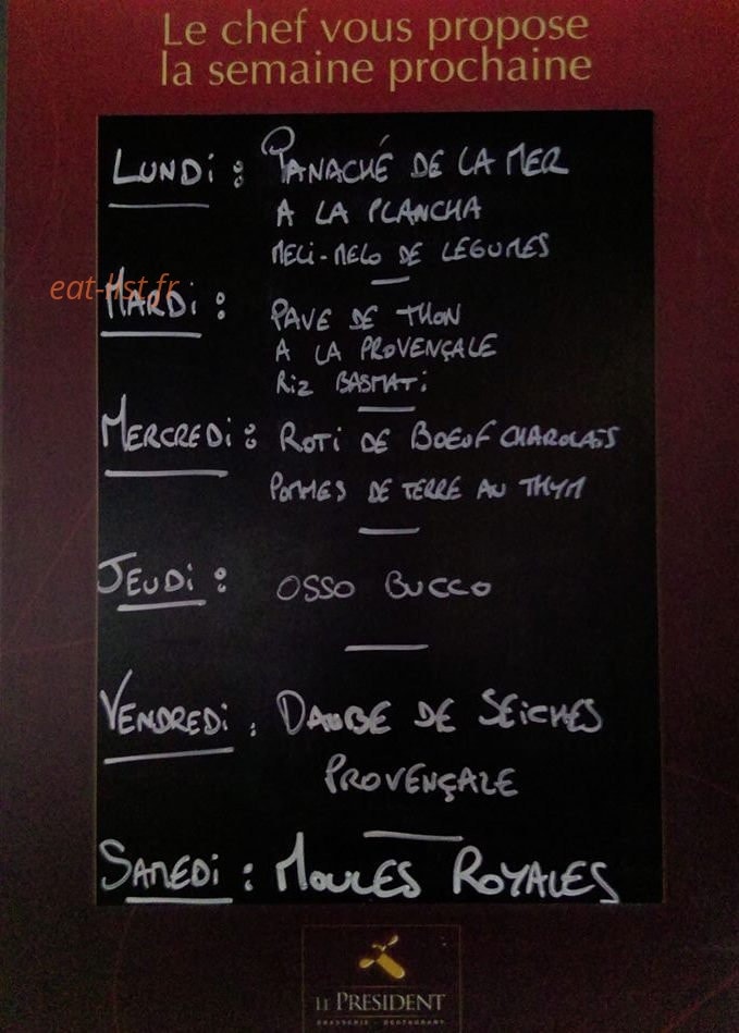 Le President — carte page 4