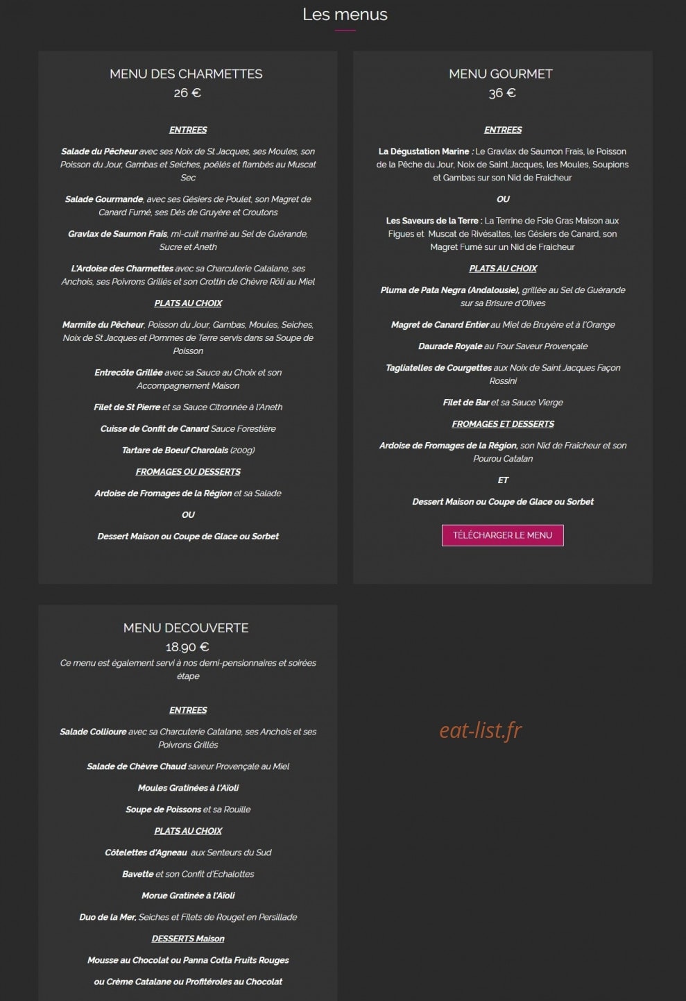 Les Charmettes — carte page 2