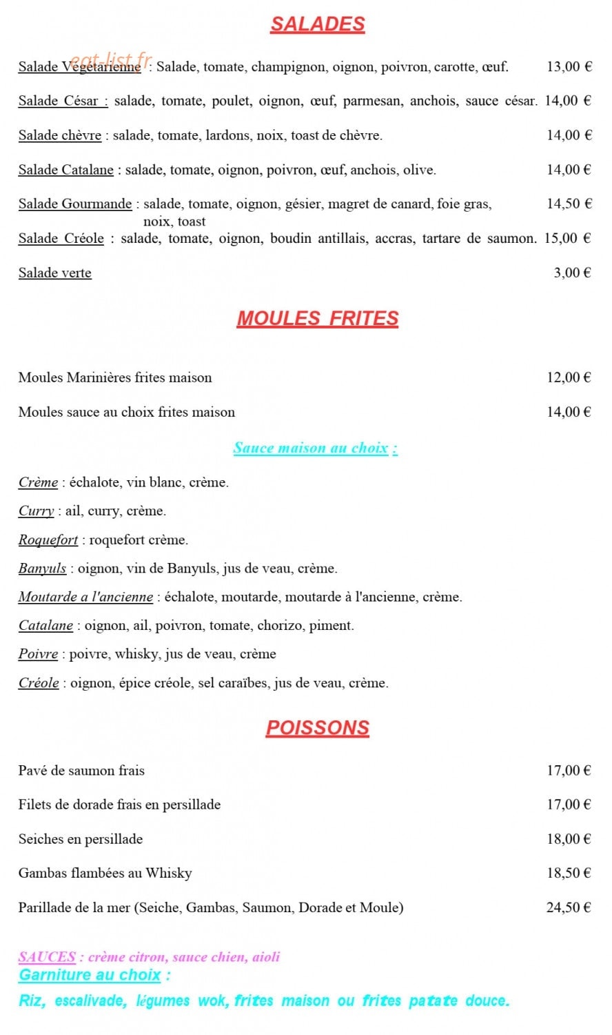 O Ti'resto — carte page 4