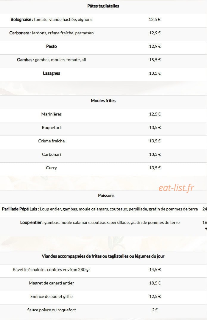 Pépé Luis — carte page 3