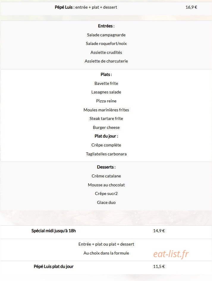 Pépé Luis — carte page 5