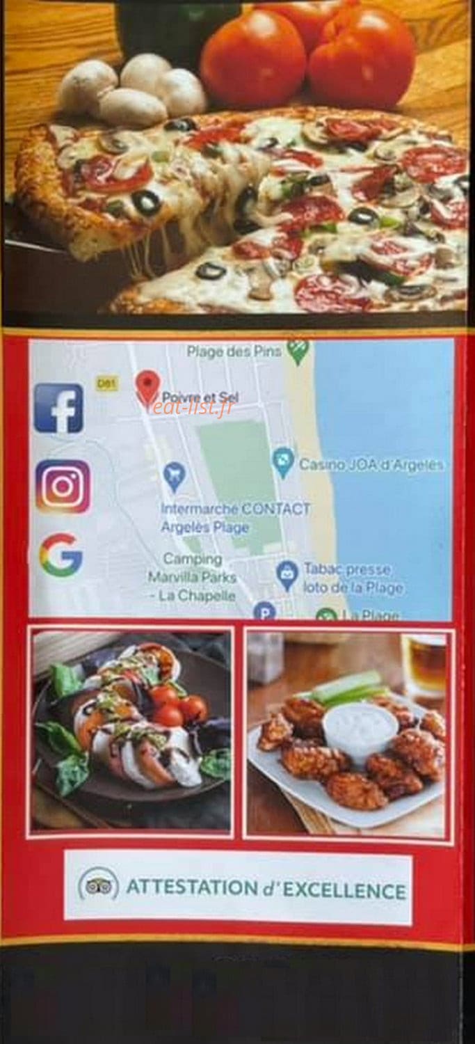 Poivre et Sel — carte page 6