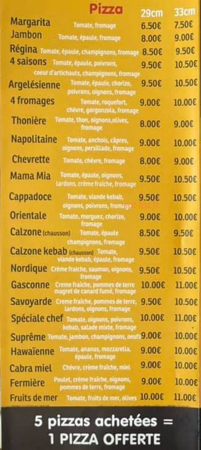 Poivre et Sel — carte page 5