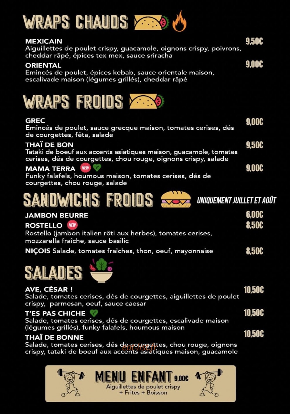 Racou Beach Snack — carte page 3