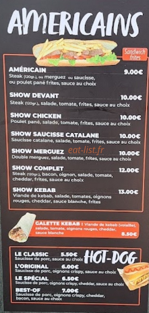 Show Devant — carte page 5