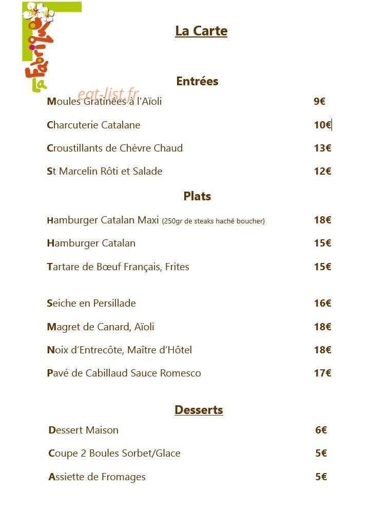 La Fabrique — carte page 1