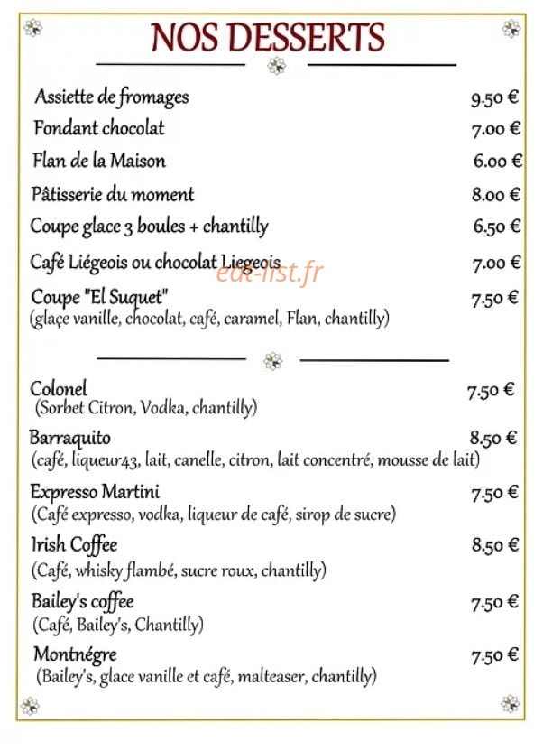 El suquet — carte page 3