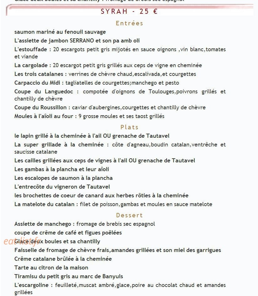 Le Petit Gris — carte page 3