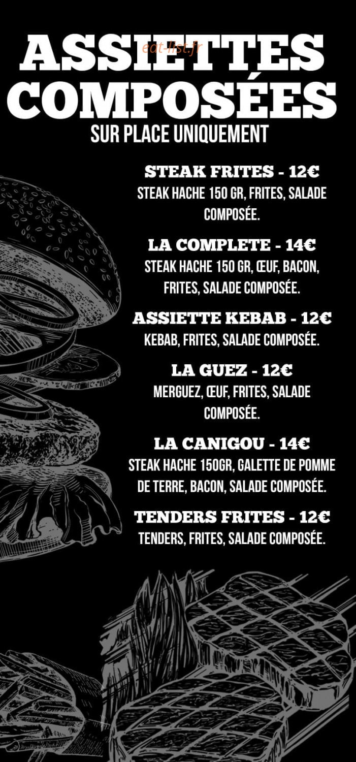 Albera Burger — carte page 2