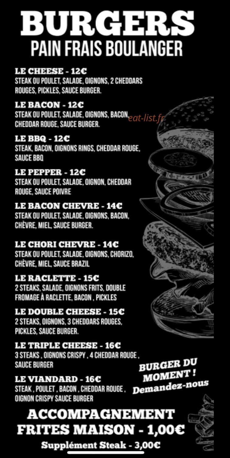 Albera Burger — carte page 3