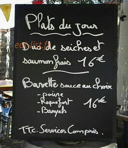 Bodega Le 66 — carte page 1