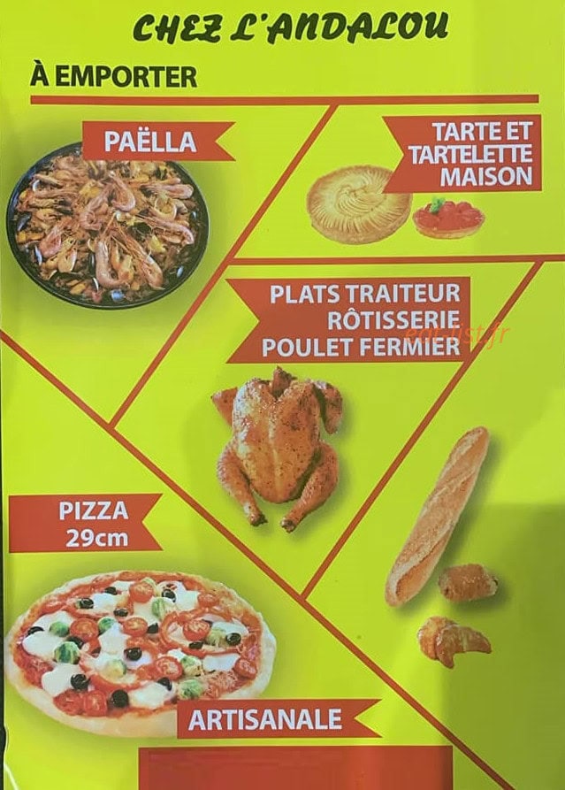 Chez L'andalou — carte page 2