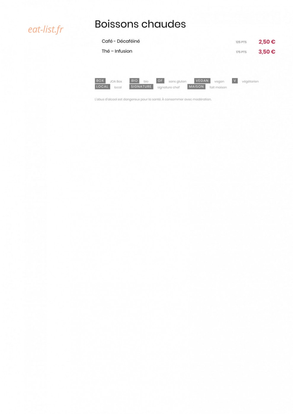 Comptoir JOA — carte page 7