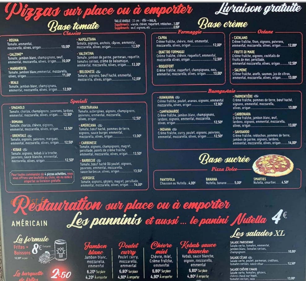L'étoile du sud — carte page 1