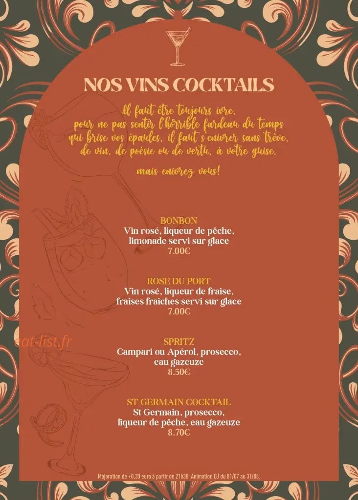 Le Bateau Ivre — carte page 14
