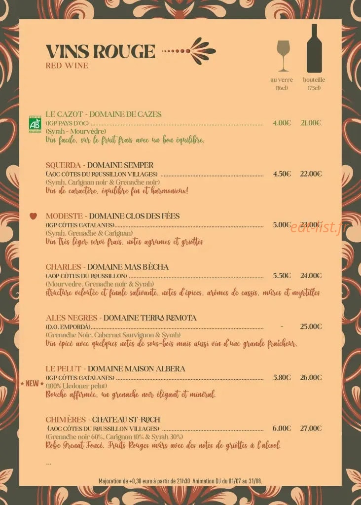 Le Bateau Ivre — carte page 16