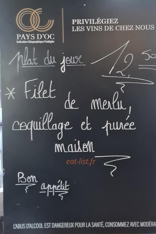 Le maillol café — carte page 1