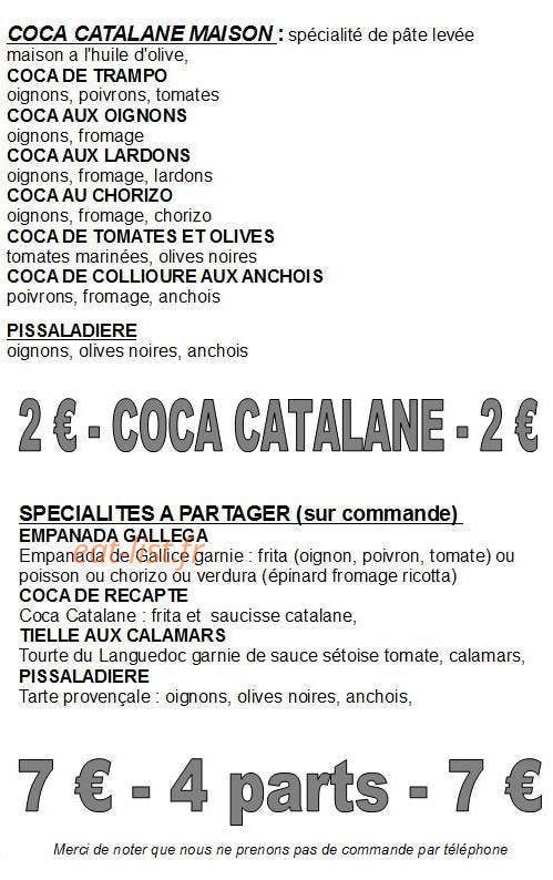 Paella Empanadas — carte page 3