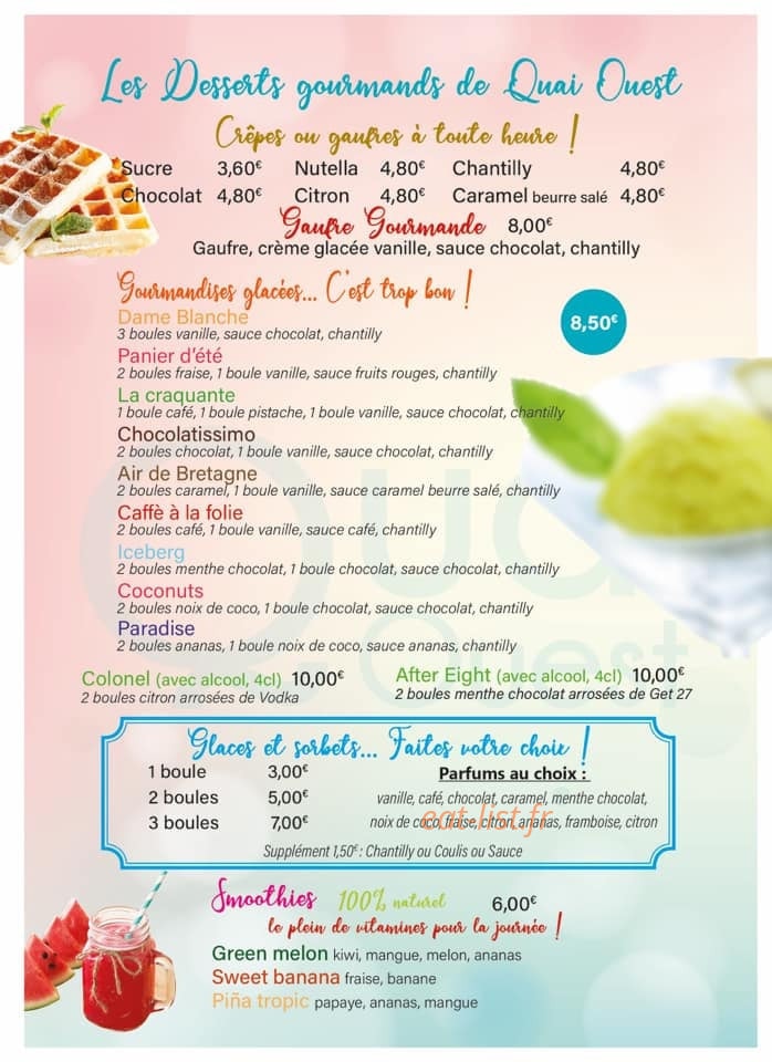 Quai Ouest — carte page 3