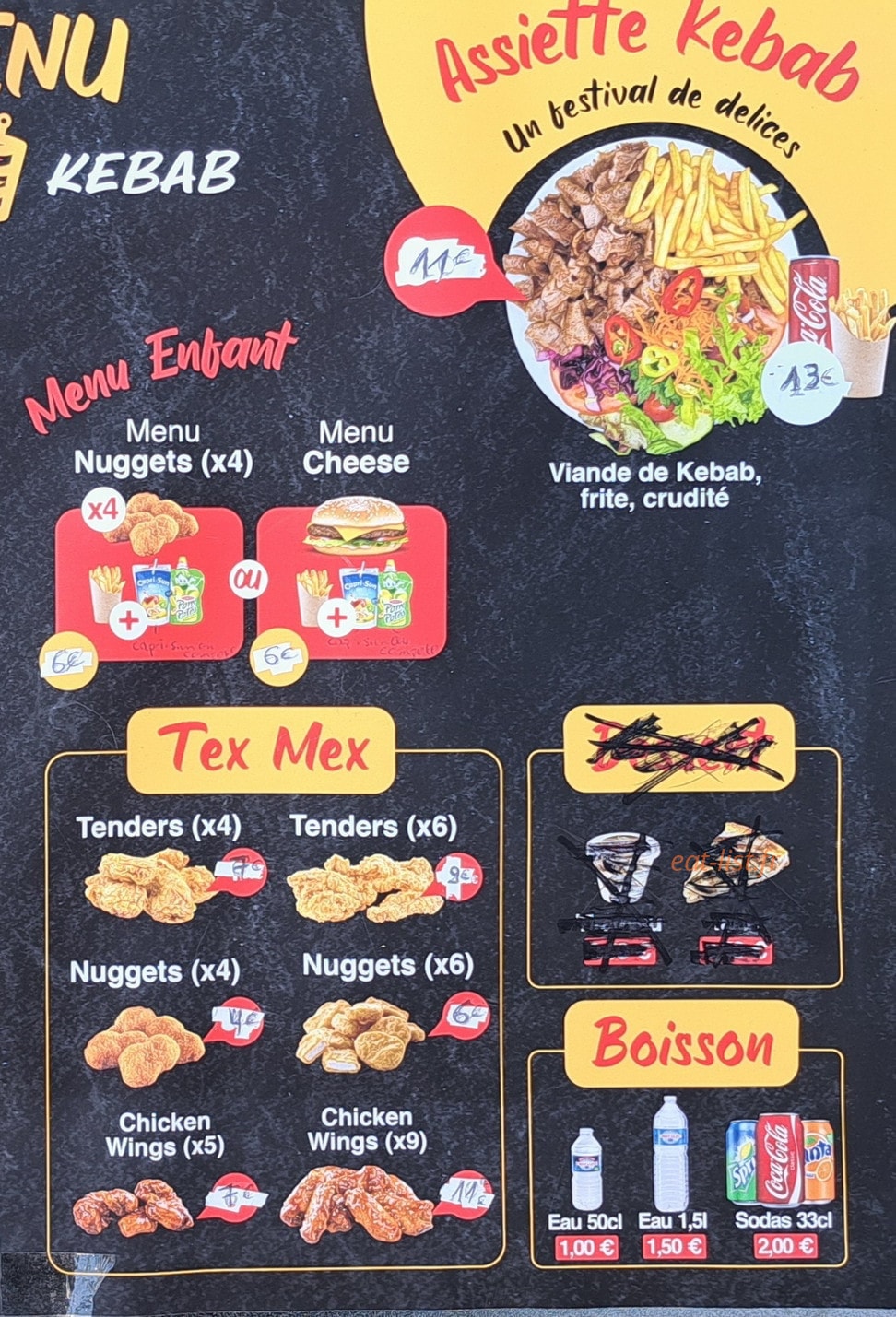 Royal Kebab — carte page 2