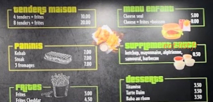 Snack & co — carte page 2