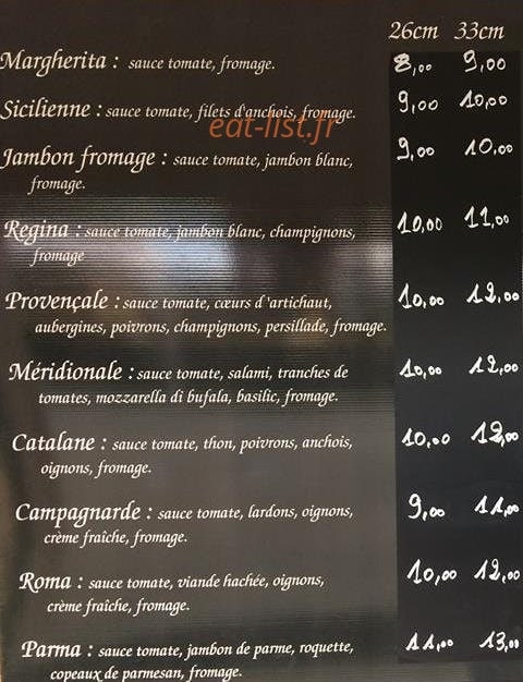 Chez Riton — carte page 1