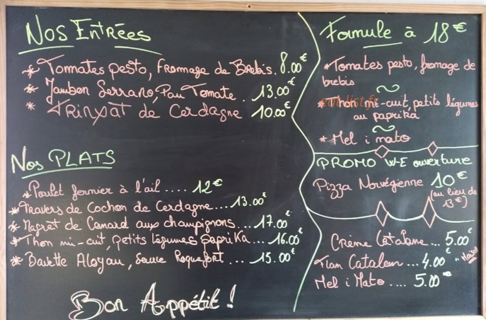 El Casal — carte page 1