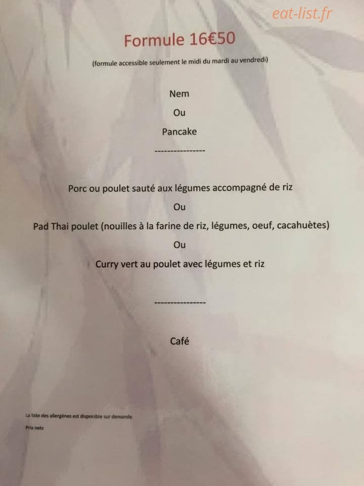 Au Matin Calme — carte page 4