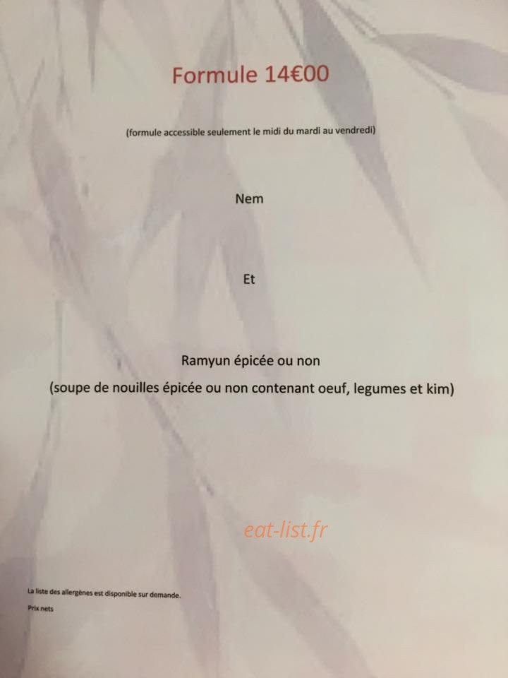 Au Matin Calme — carte page 5