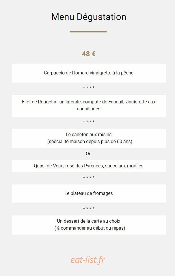 Chez Plane — carte page 3