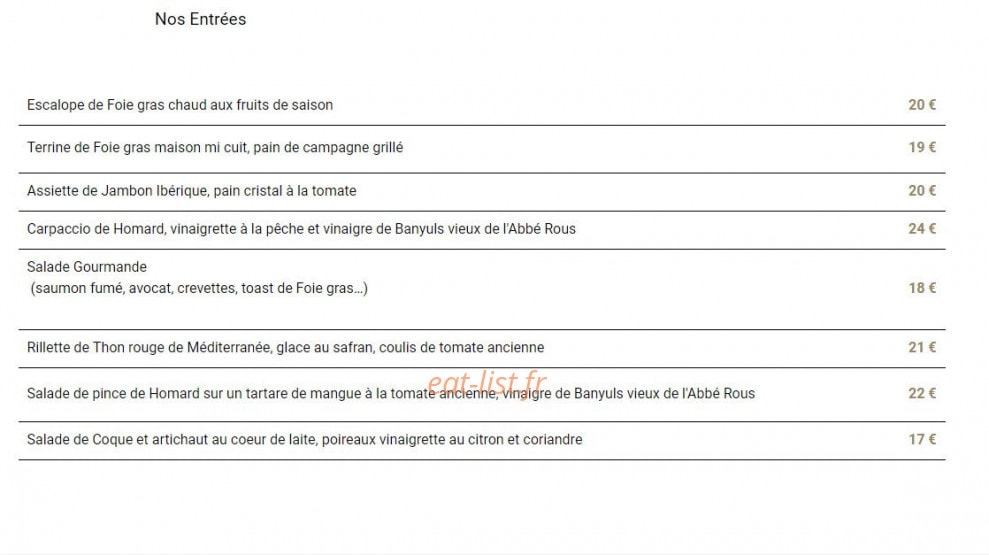 Chez Plane — carte page 5