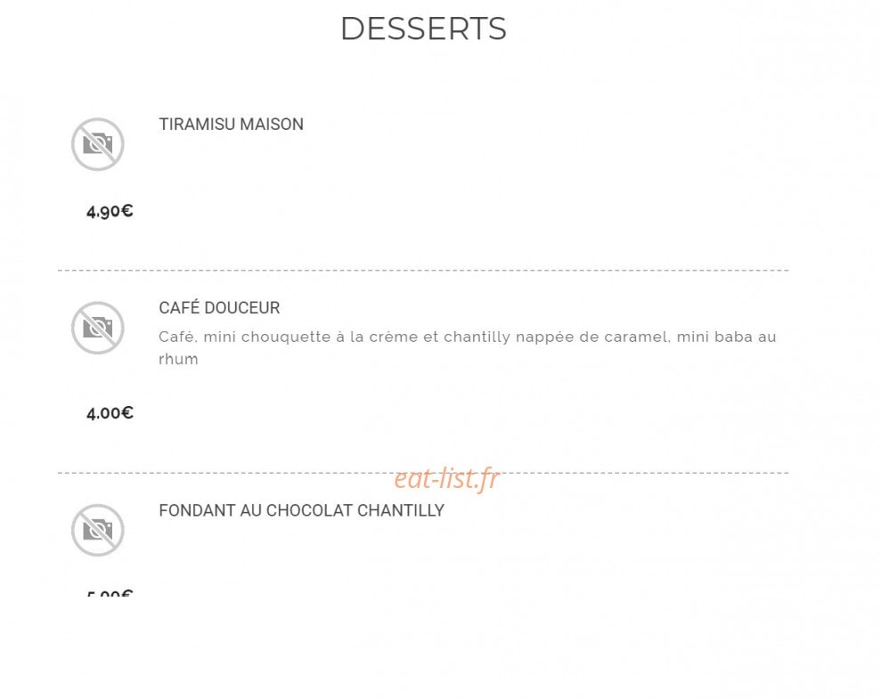Le Moulin à Pizza — carte page 7