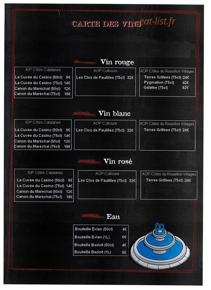 Casino Vernet les bains — carte page 2