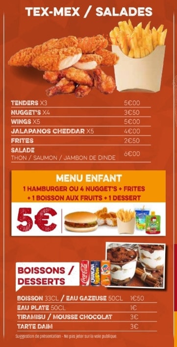 94 Food — carte page 6