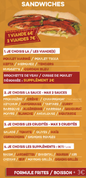94 Food — carte page 3