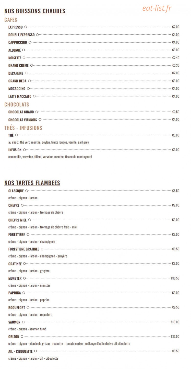 Académie de la Bière — carte page 3