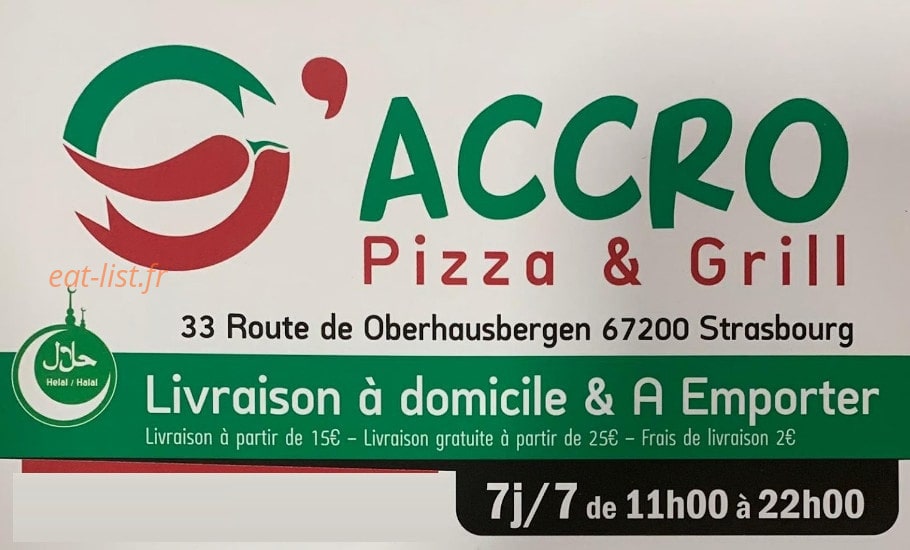 Accro pizza’s-grill — carte page 3