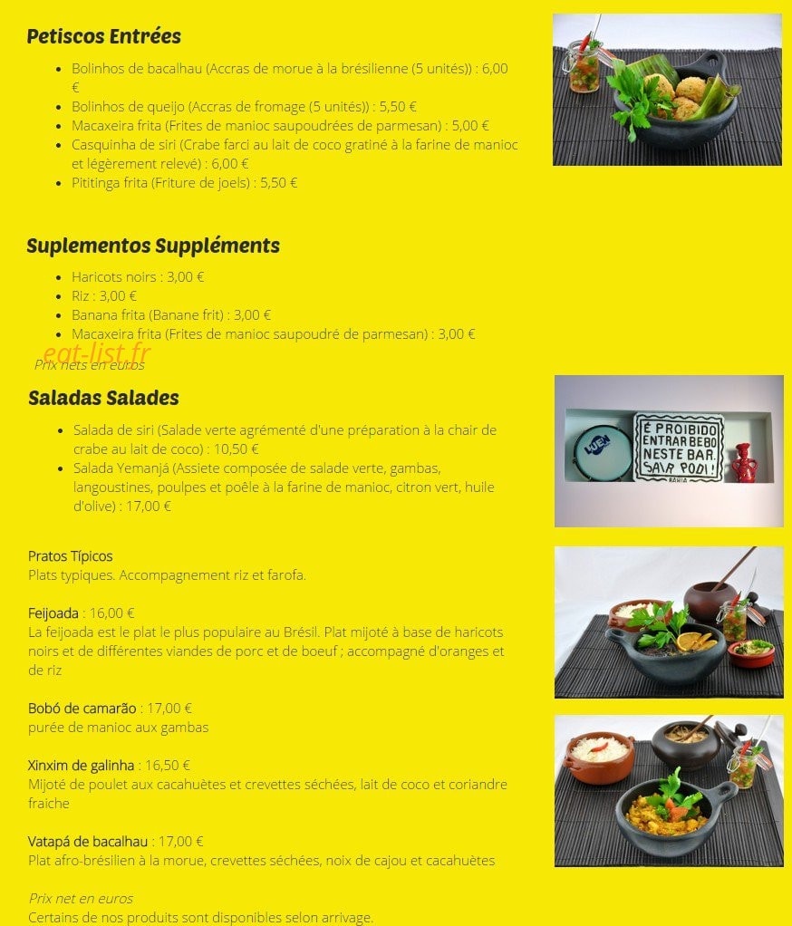 Acerola — carte page 2