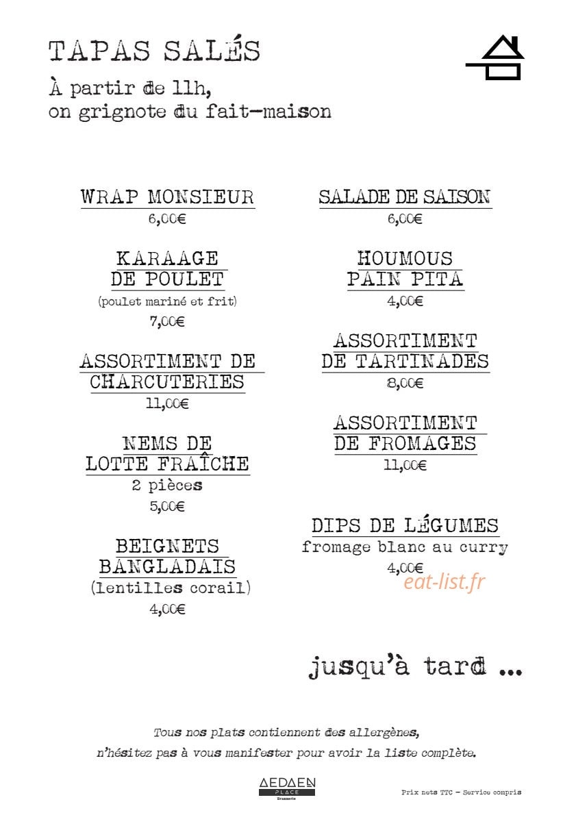 Aedaen Place — carte page 10