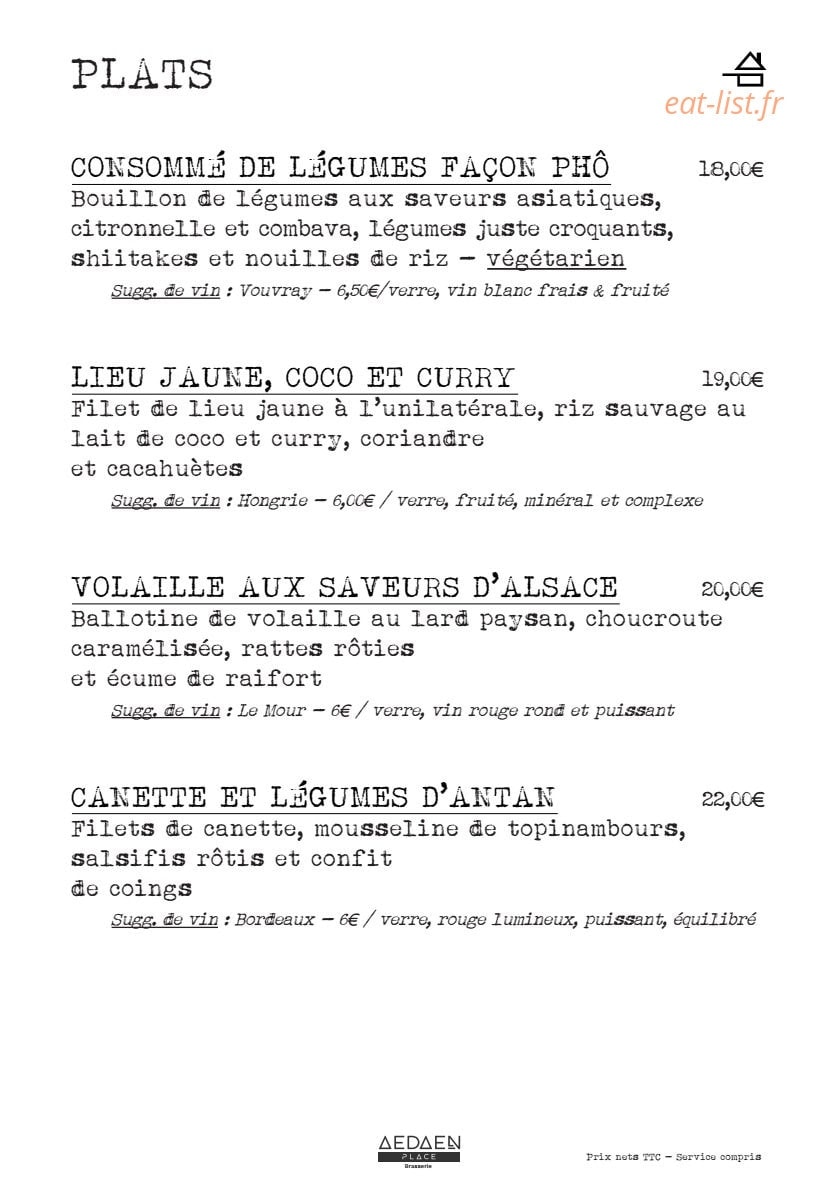 Aedaen Place — carte page 12