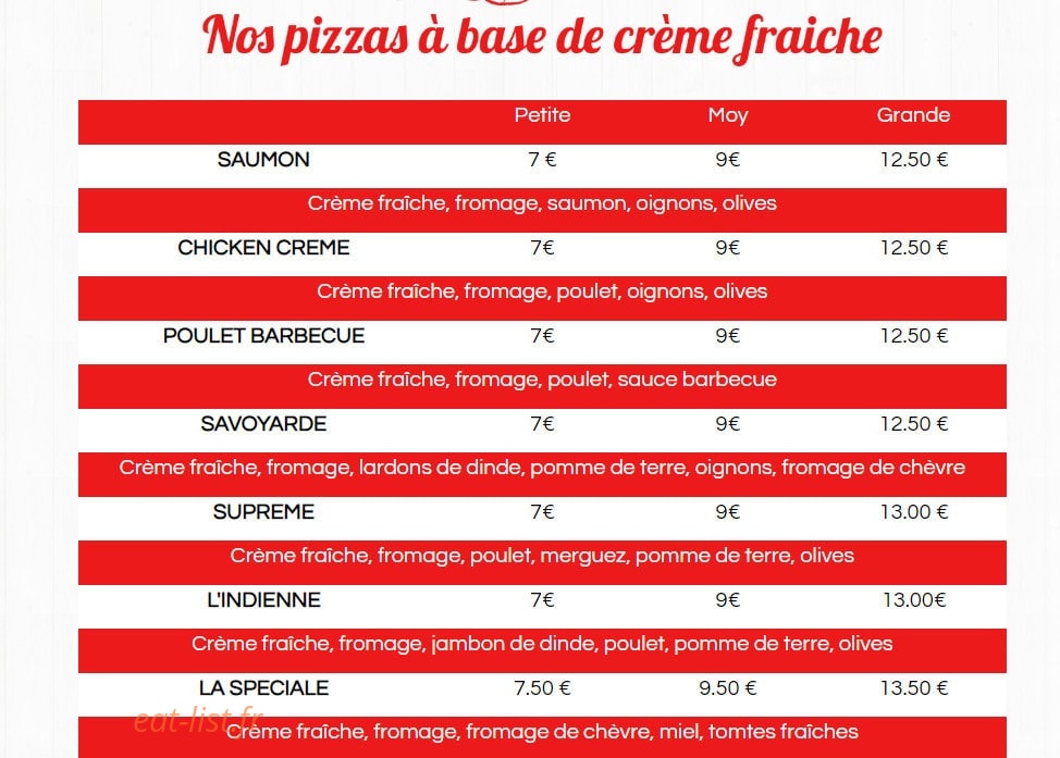 Al-pizza — carte page 3