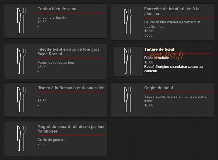 Alambar Restaurant — carte page 2