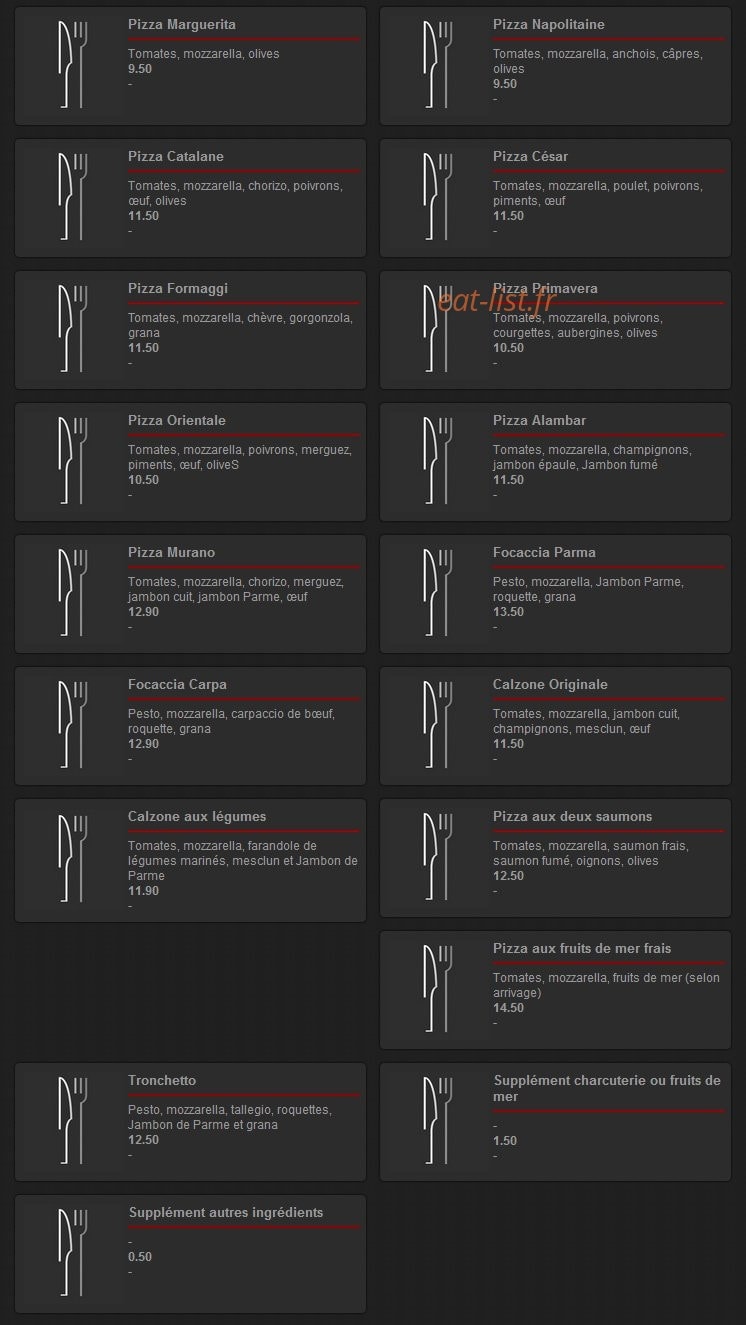 Alambar Restaurant — carte page 4